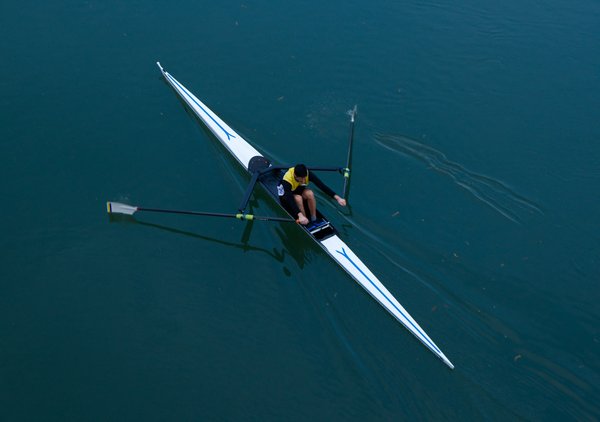 How can competitive rowers utilize heart rate zones to enhance endurance training?